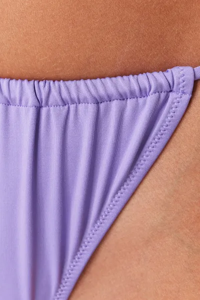 Trendyol Lila Tunnel High Leg bikiny Bottom