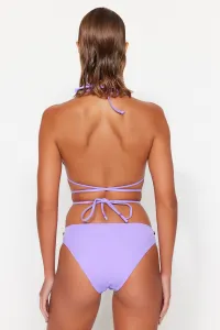 Trendyol Lila Bead Príslušenstvo normálna noha bikiny spodok