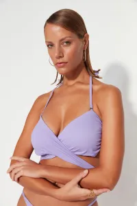 Trendyol Lila Bralette kravata bikiny top