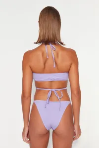 Trendyol Lila Bralette kravata bikiny top