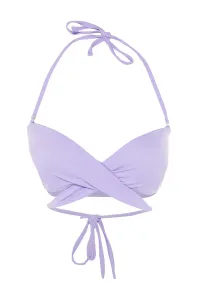 Trendyol Lila Bralette kravata bikiny top