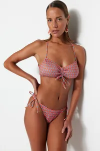 Trendyol kvetinový vzorovaný kravata pravidelná noha bikiny spodná časť