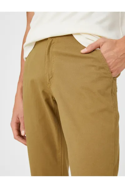 Koton Základné chino nohavice bavlna