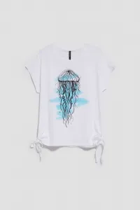 Marisse Women's T-Shirt L-Ts-4094 White