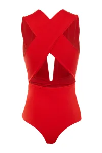 Dámske plavky Trendyol V-neck