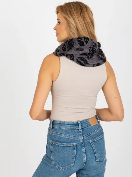 Chimney Snood-AT-KM-K-236003.45P-Grey-Black