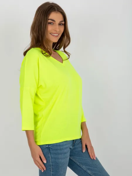 Blouse-RV-BZ-7663.05-fluo yellow