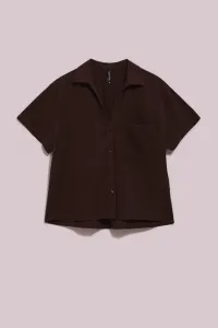 Marisse Women's Shirt L-Ko-4054 D.Oak