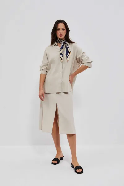 WOMEN'S SKIRT L-SC-4023 D.Beige