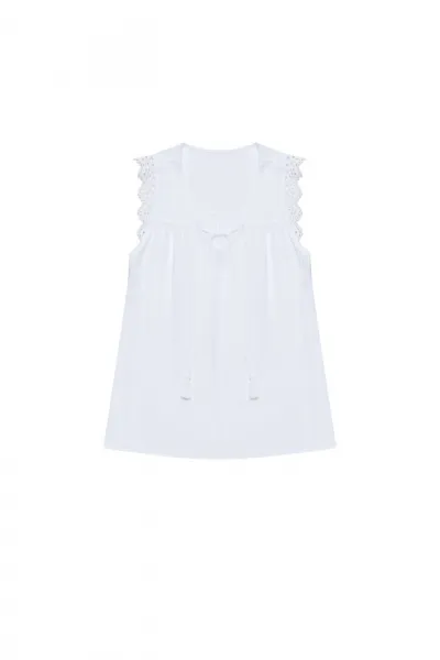 Marisse Women's Shirt L-Ko-3762 White