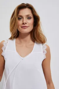 Marisse Women's Shirt L-Ko-3762 White
