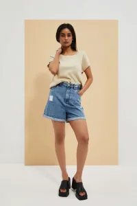 Marisse Women's Shorts L-Sh-4004 Blue