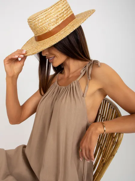 Dress-TW-SK-BE-203D.38P-dark beige