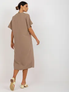 Dress-TW-SK-BE-AZ101.40P-dark beige