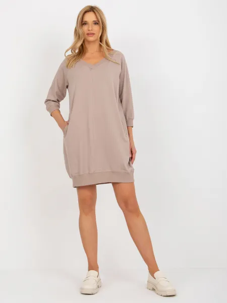 Dress-RV-SK-7203.35P-dark beige