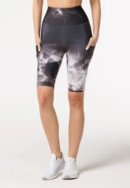 Bittersweet Paris Woman's Grunge Biker Shorts C-LPBS-Print BSPC08