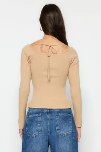 Trendyol Nork Sweetheart golier detailný pletený sveter
