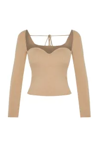 Trendyol Nork Sweetheart golier detailný pletený sveter