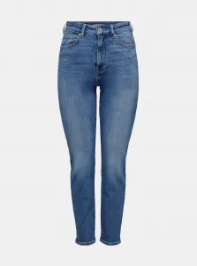 Modré dámske straight fit džínsy ONLY Emily
