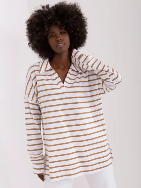 Blouse-LK-BZ-509314.83-white-brown