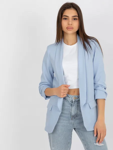 Blazer-DHJ-MA-7684.15P-Light Blue
