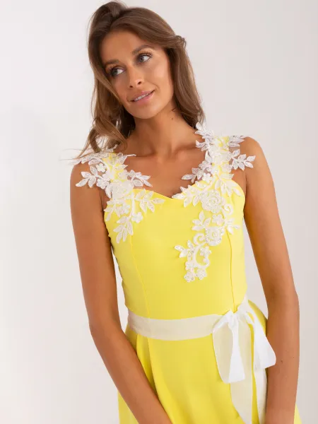 Dress-LK-SK-506640.05P-yellow