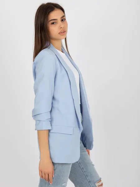 Blazer-DHJ-MA-7684.15P-Light Blue