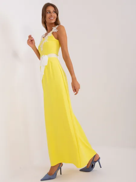 Dress-LK-SK-506640.05P-yellow