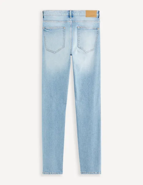 Svetlomodré pánske slim fit džínsy Celio Fostroy