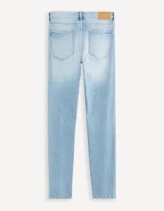 Svetlomodré pánske slim fit džínsy Celio Fostroy