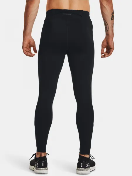 Čierne pánske športové legíny Under Armour Qualifier
