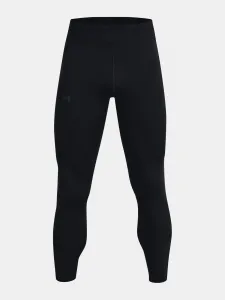 Čierne pánske športové legíny Under Armour Qualifier