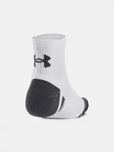 Sada troch párov unisex ponožiek v bielej farbe Under Armour UA Performance Tech 3pk Qtr