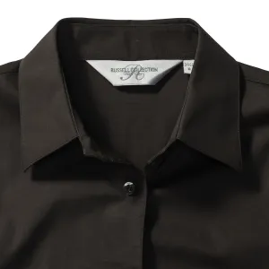 Brown women's classic shirt Russell