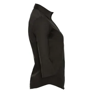 Brown women's classic shirt Russell