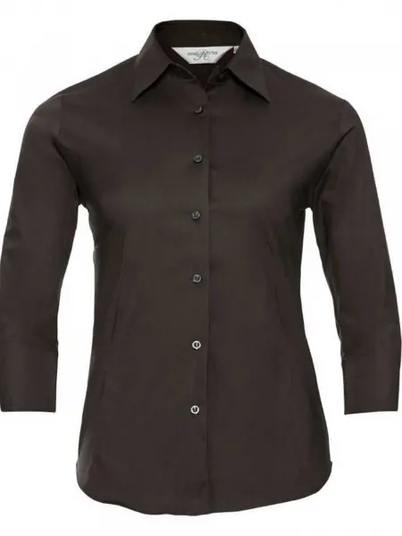 Brown women's classic shirt Russell