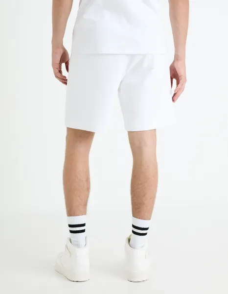 CELIO LDOFORTSH1 Pánske letné bermudy, biela, veľkosť