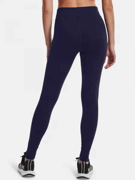 Tmavomodré dámske športové legíny Under Armour Authentics