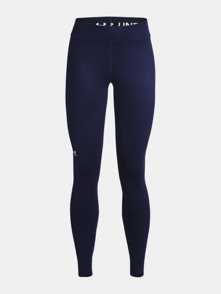 Tmavomodré dámske športové legíny Under Armour Authentics