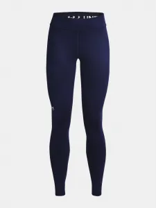 Tmavomodré dámske športové legíny Under Armour Authentics