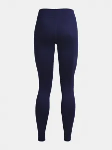 Tmavomodré dámske športové legíny Under Armour Authentics
