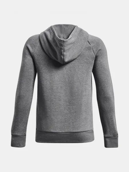 Šedá chlapčenská mikina Under Armour UA Rival Fleece BL Hoodie