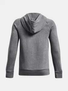 Šedá chlapčenská mikina Under Armour UA Rival Fleece BL Hoodie