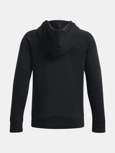 Čierna detská mikina s kapucňou Under Armour UA Rival Fleece Hoodie