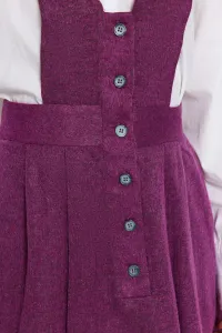 Trendyol Damson Mini Gilet Tkané gombíky detailne tkané šaty