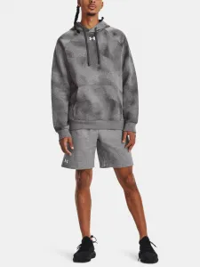 Šedé pánske teplákové kraťasy Under Armour Rival
