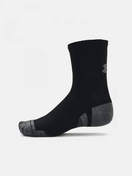 Súprava troch párov ponožiek Under Armour UA Performance Cotton 3p Mid