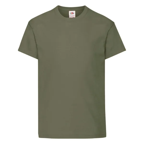 Khaki Children's T-shirt Original Fruit of the Loom