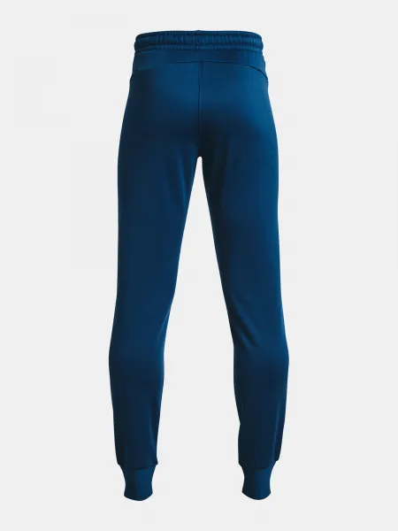 Tmavomodré chlapčenské športové tepláky Under Armour