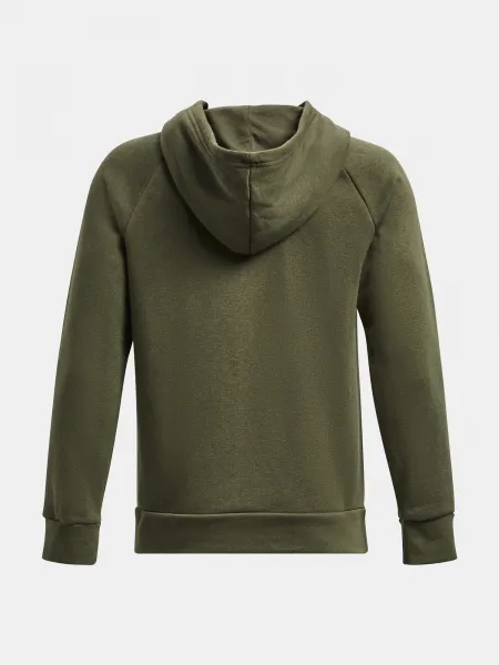 Zelená chlapčenská mikina s kapucňou Under Armour Rival